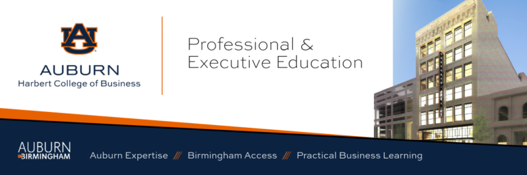 Auburn Harbert College of Business — Professional & Executive Education, Auburn in Birmingham